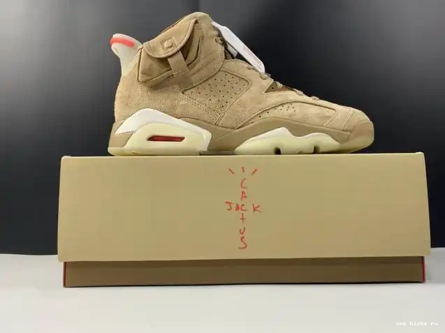 Rep Onekick DH0690-200 6 Khaki Jordan Air Retro British Travis Scott 0429